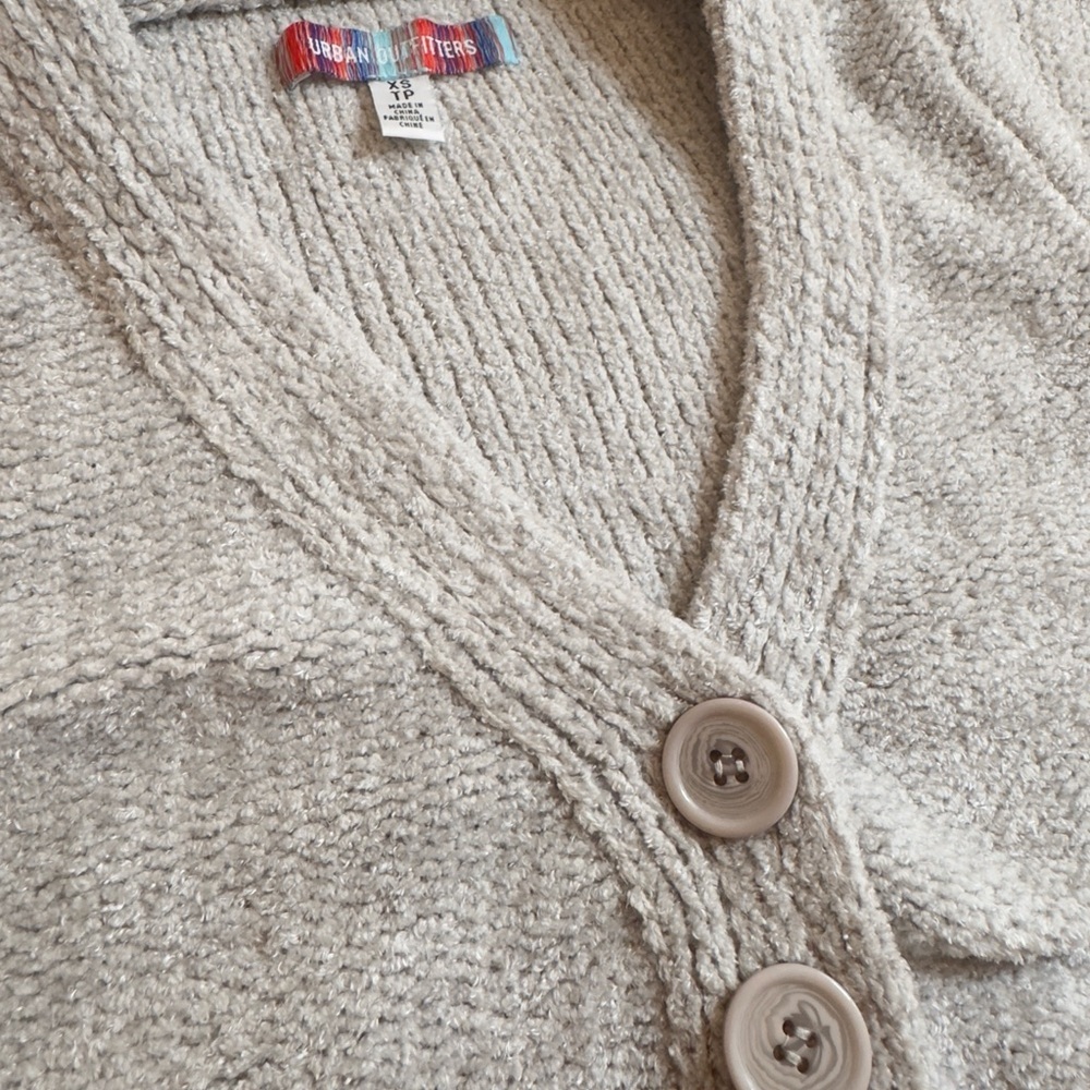 Urban Outfitters Cream Button-Up Cardigan - Picture 9 of 9
